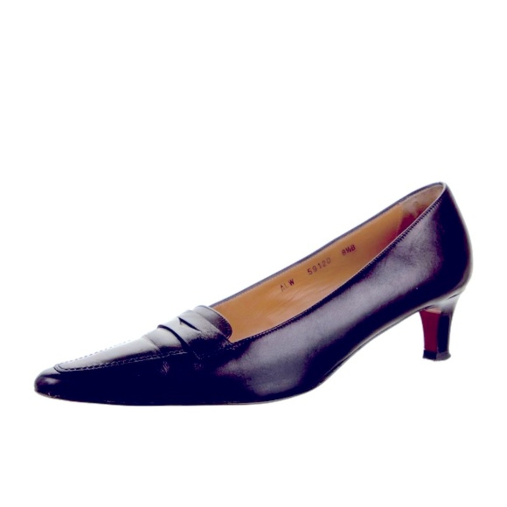Ralph Lauren Black Leather Pumps